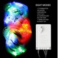 thumbnail image 2 of 9.84ft x 6.56ft 204 LED Red de luces navideñas para patio, transparente, multicolor Ormromra CJWUS-4984, 2 of 7