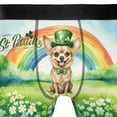 thumbnail image 4 of Happy St. Patrick’s Day Chihuahua with Green Hat Shamrocks Rainbow All Over Print Boxer Briefs Underwear for Men Dad Dog Lover Gifts Idea - 03007, 4 of 6