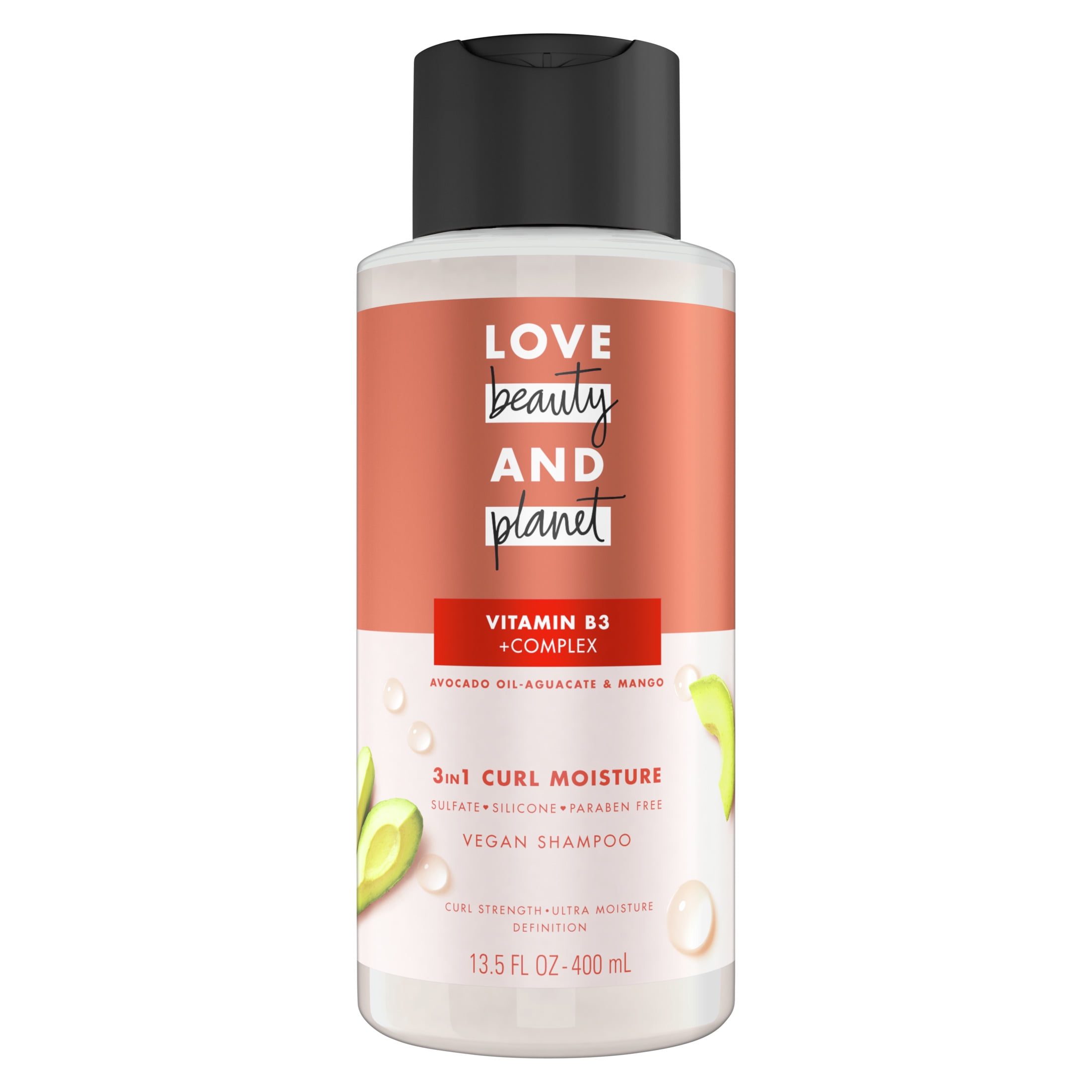 Love Beauty and Planet 3-in-1 Curl Moisture Shampoo with Avocado