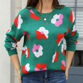 thumbnail image 5 of Bovemsi Womens Sweaters Cozy Women's Autumn And Winter Knitted Long Sleeved Sweater Warm Comfortable Top Casual Fashion Business Casual Sweaters, 5 of 9