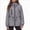 Black, variant on WXFAZCVU Women's Zip Up Hooded Rain Jacket Outdoor Going Out Raincoat Windbreaker with Pockets Size 3XL