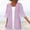 Purple, variant on Women's Cotton Linen Lightweight Kimono Cardigans Half Sleeve Plus Size Cardigan Long Bikini Cover Ups Linen Shirts For Women White XXXXL