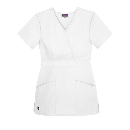 - Sivvan Womens Scrubs Mock Wrap Top (Available in 12 Colors)