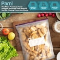 thumbnail image 5 of PAMI 2.5 Gallon Food Storage Bag with Slider Zipper, 10 count Expandable Bottom Leakproof Plastic Gallon Ziploc Bags, 5 of 5