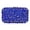 Blue, variant on Women Diamond Clutch Purse Shinning Gemstone Crystal Evening Purses For Wedding and Party (Silver)