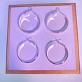 thumbnail image 7 of Hoop Earrings for Women,Sterling Silver Hoop Earrings Large Hypoallergenic Lightweight 30/50mm 2 Pairs, 7 of 7