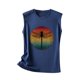 thumbnail image 4 of Camiseta holgada sin mangas con cuello redondo y estampado informal de verano para mujer Pompotops  lopia992800, 4 of 5