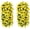 Yellow, variant on Artificial Fake Hanging Outdoor Plants Flowers for Spring Outside Decoration, 2pcs Faux Silk Fuchsia Look Real Orchid Long Vines UV Resistant for Porch Patio Balcony Home