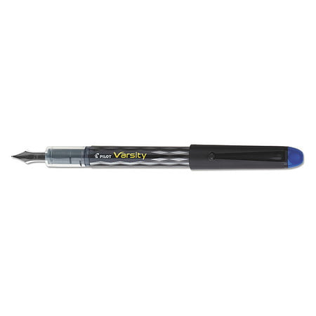 90022 New PILOT Varsity Disposable Fountain Pens 3-Pack Black/Blue/Purple Inks Medium Point Stainless Steel Nib 
