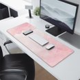 thumbnail image 2 of Cute Pink Large Mouse Pad with Rose Gold Marble - 31.5 x 11.8 Inch Desk Mat for School, Office, Home, 2 of 7