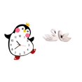 thumbnail image 1 of Reloj de pared,Reloj de pared silencioso y decorativo que no hace tictac,estatua de resina de cisne,Figuras de cisne,estatuas,decoración del hogar,fiesta de bodas,Escultura de resina Arte, 1 of 8