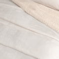 thumbnail image 2 of Great Bay Home Velvet Plush Fleece Reversible Sherpa Warm and Cozy Throw  (50" x 60" Throw, Optic White), 2 of 5