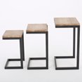 thumbnail image 2 of Darlah Firwood Antique Nesting Tables, 2 of 5