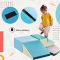 thumbnail image 4 of Kselythan Climb and Crawl Activity Play Set, 4 Pieces Safe Soft Foam Block Playset, Baby Climbing Blocks and Indoor Play Gym, Foam Play Gym Climbing Structures, 4 of 7
