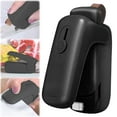 thumbnail image 2 of Mini Bag Sealer, 2025 Upgraded 2 in 1 Bag Sealer Heat Seal with Cutter and with Lanyard, Rechargeable Portable Resealer Machine for Snack Plastic Bags Food Storage Travel, 1.57x2.95 Inch, Black, 2 of 9