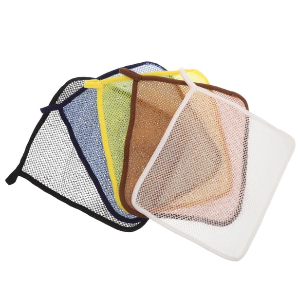 BESTYASH 5Ud Paquete Toallas Masajeadoras De Exfoliación Corporal Para Limpieza Profunda Y Suavidad