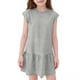 thumbnail image 2 of Vestido de verano para niñas de 5 a 14 años, informal, holgado, de poliéster, de manga corta., 2 of 5