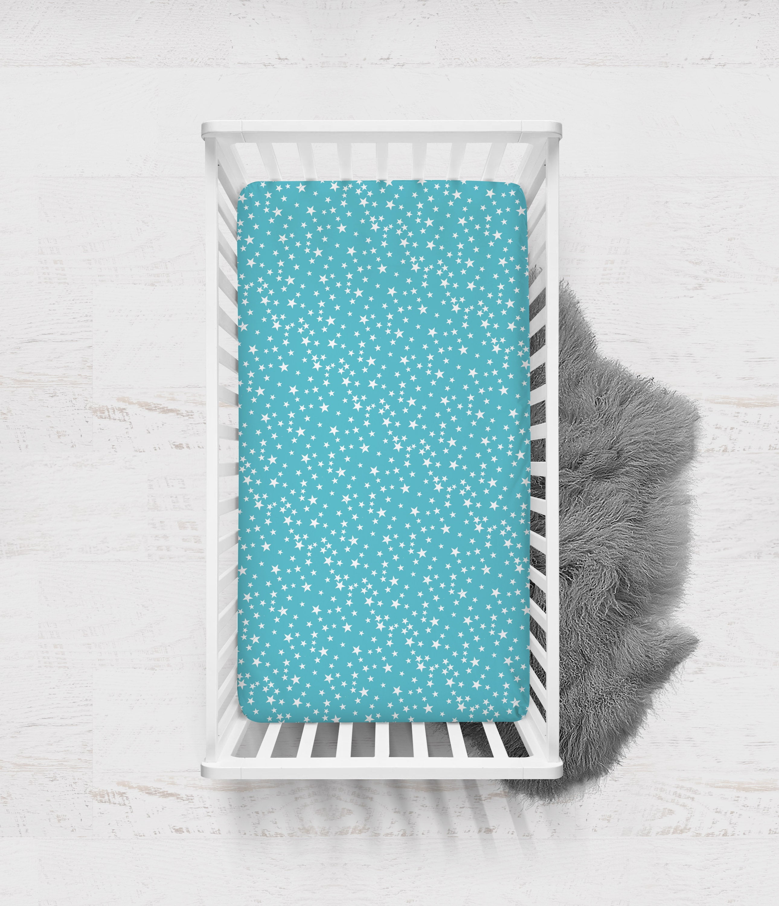 Boys Multiple Options of Crib or Toddler Bed Fitted Sheet 100% Cotton Percale, Airspace, Aqua/Red/Orange/Green/Navy