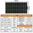 thumbnail image 5 of 12V Flexible Solar Panel 600W 100W 200W 300W 400W 500W Bendable Waterproof Monocrystalline Best Solar Panel China for RV Boat, 5 of 10