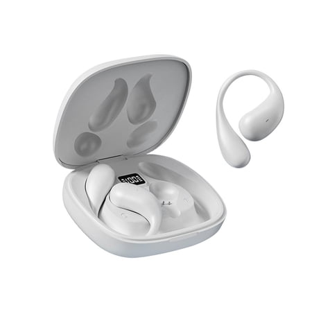 JOGZMZ Wireless Earbuds Bluetooth Headphones 48hrs Play Back Sport Earphones with LED Display Over-Ear Buds with Earhooks Built-in Mic Headset for Workout
