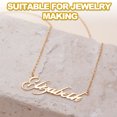thumbnail image 6 of Uxcell Necklace Chains Bulk Stainless Steel Link Cable Chain with Lobster Clasp for Women Jewelry Making DIY Craft Silver 16.4 ft, 6 of 7