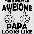 thumbnail image 3 of CafePress - Awesome Papa Looks Like Sweatshirt - Crew Neck Sweatshirt, 3 of 4