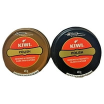 By Be The Bestest Kiwi Shoe Polish Paste Black And Dark Tan(pack of 2)