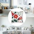 thumbnail image 5 of Pack of 2 Embroidered Decorative Throw Pillow  Farmhouse Floral Pillowcase for Living Room Sofa Bed, 5 of 7