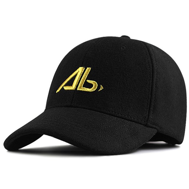 Gorras de béisbol de terciopelo para hombre, gorros deportivos ajustados de fieltro, talla grande, 56-60, 60-68cm Fivean unisex