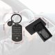 thumbnail image 2 of Uxcell Llave de Seguridad, 1 Juego de Llave con Letra K Te Necesito Aquí Conmigo Te Amo Llave Personalizada con Caja de Regalo para Él Regalos de Navidad y Día de San Valentín, Negro Blanco, 2 of 6