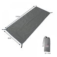 thumbnail image 2 of Popvcly 1Pc Outdoor Multifunctional Floor Mats Tent Moisture-Proof Mats Picnic Mats Gray 90*210cm/35.43*82.68", 2 of 6