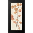 thumbnail image 2 of Audit, Lisa 8x14 Black Modern Framed Museum Art Print Titled - Soft Terracotta Mixed Greens LIX, 2 of 5