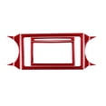 thumbnail image 2 of Real Bright Soft Car Interior Carbon Fiber Sticker DecorationRed Carbon Fiber Interior Radio Without Navigation Cover For Toyota TacomaAuto Car Protection Interior Accessories, 2 of 8