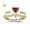 SS925/Gold Plated, variant on USA Mementos Custom Grad Class Rings Sterling Silver for Women High School and College-Heartbeat