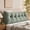 Green, variant on 180 cm (70.9 in) Black Tufted Bed Wedge Headboard Pillow, Upholstered Backrest Cushion with Button Detail and Supportive Triangular Shape, For Bed, Sofa, Daybed, Reading, Sitting and Bedroom Decor