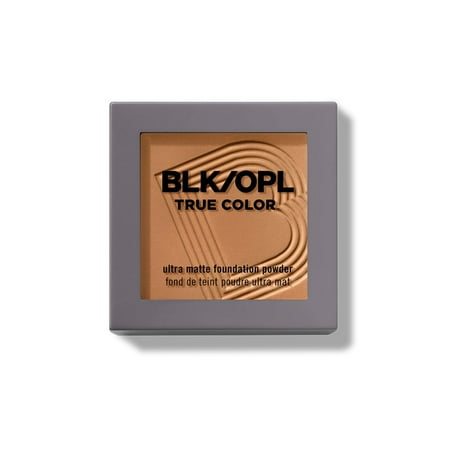 Silk Pressed Foundation - Black Opal True Color Ultra Matte Foundation Pressed Powder, Medium Dark