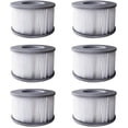 thumbnail image 1 of 6pcs Hot Tub Filters for MSpa Inflatable Pools, Filter Cartridge Pump Upgraded Version for MSPA All Current Spas, 1 of 5