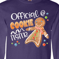 thumbnail image 4 of Inktastic Official Cookie Tester Cute Gingerbread Long Sleeve T-Shirt, 4 of 5