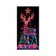 thumbnail image 2 of Cubierta de puerta navideña fluorescente con estampado de Papá Noel y árbol | Pancarta navideña luminosa para decoración de interiores y exteriores | Decoración de puerta de poliéster de 90 x 180 cm, 2 of 5