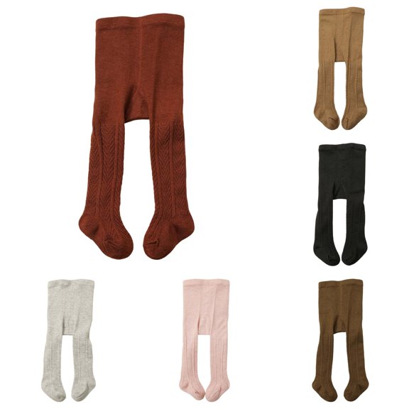 Girls Leggings Elastic Waistband Stretch Pull On Winter Tights Girls Outfit 1-2 Years