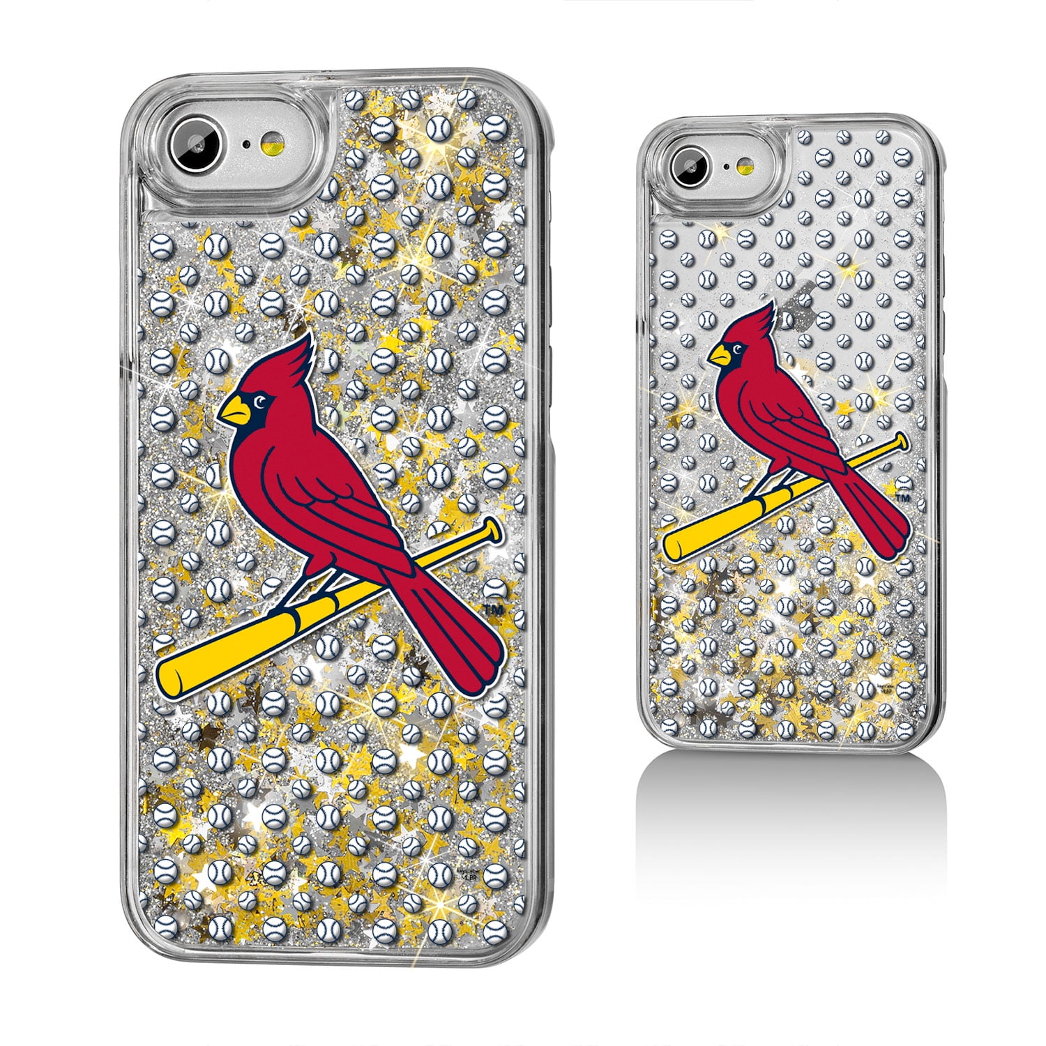 St Louis Cardinals Cardinals Baller Print Glitter Case for iPhone 8 / 7 / 6 - www.semadata.org