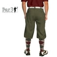 thumbnail image 2 of Olive Microfiber Golf Knickers ( Plus Fours) for Men - 32", 2 of 3