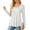 White, variant on Fancyglim Womens Tunic Top Casual Long Sleeve Shirts V Neck Aline Blouse White XL