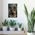 thumbnail image 5 of German Shepherd Tin Sign Black Dog Metal Tin Sign Vintage Metal Tin Sign 12×8inch I Am The Storm Funny Wall Decor Tin Signs for Home Bar Shop Coffee Decoration, 5 of 7