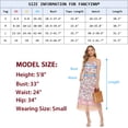 thumbnail image 6 of FANCYINN Women's Summer Two Picece Outfit Floral Crop Top And Button Up 2 Piece Skirt Set Maxi With Pockets Blue Striped Flower M, 6 of 6