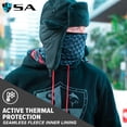 thumbnail image 2 of SA Patriotic Frost Pack - 1 SA Co. Trapper Hat, 1 Multipurpose UV Face Shield, & 1 Thermal Fleece Face Shield, 2 of 8