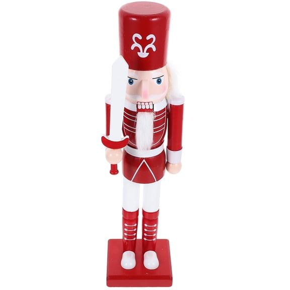 ORDDIART Festival Nutcracker Figure Indoor Christmas Decoration 1Pcs 9.8X2.6X2.6In