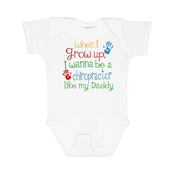 Inktastic Chiropractor Like Daddy Boys or Girls Baby Bodysuit