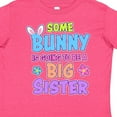 thumbnail image 4 of Inktastic Some Bunny is Going to Be a Big Sister with Bunny Ears and Flowers Girls Toddler T-Shirt, 4 of 5