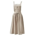 thumbnail image 4 of Delantal Chef, Delantal de Japonés, Delantal de Cocina con Babero para Mujer, Delantal de Suave Beige perfecl Delantal de cocina casera, 4 of 8
